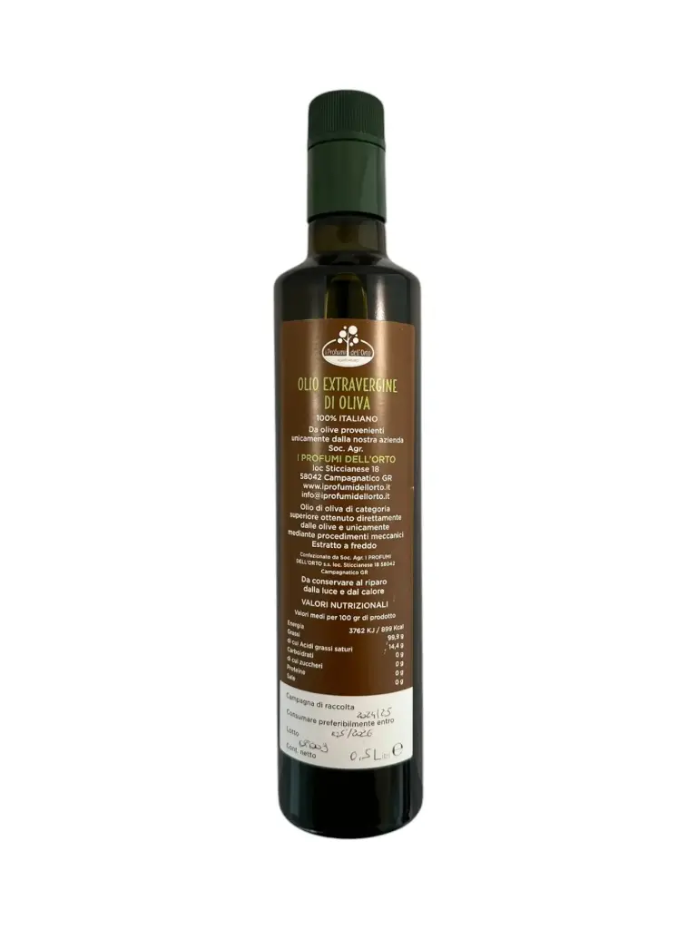 Olio Extravergine di Oliva (500 ml) - i Profumi dell'Orto